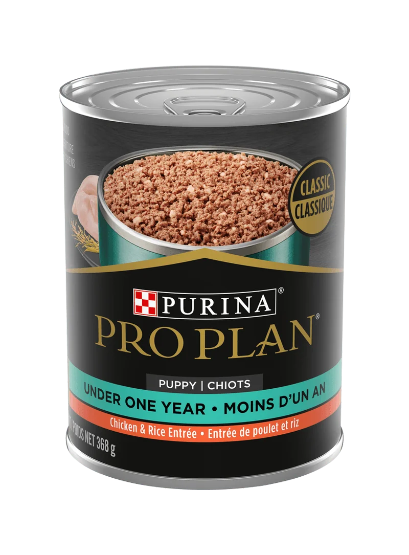 Proplan CHIOT Entrée de Poulet & Riz CANNE 368 g