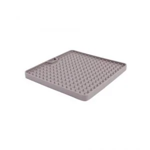 Tapis d'alimentation thérapeutique en silicone gris  (8x8)