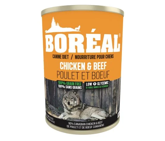 Boréal Conserve pour chien SG, Poulet & Boeuf, 690 g
