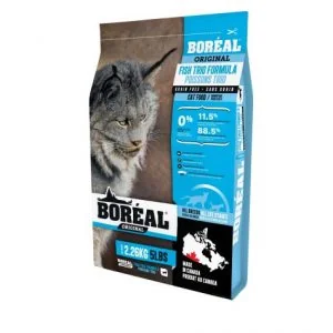 Boréal Original, Chat, sans grains, Trio poisson 2.26 kg