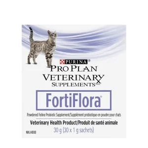Supplément probiotique Fortiflora chats
