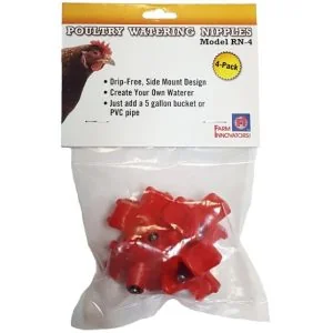 Tétines pour abreuvoirs pour volaille