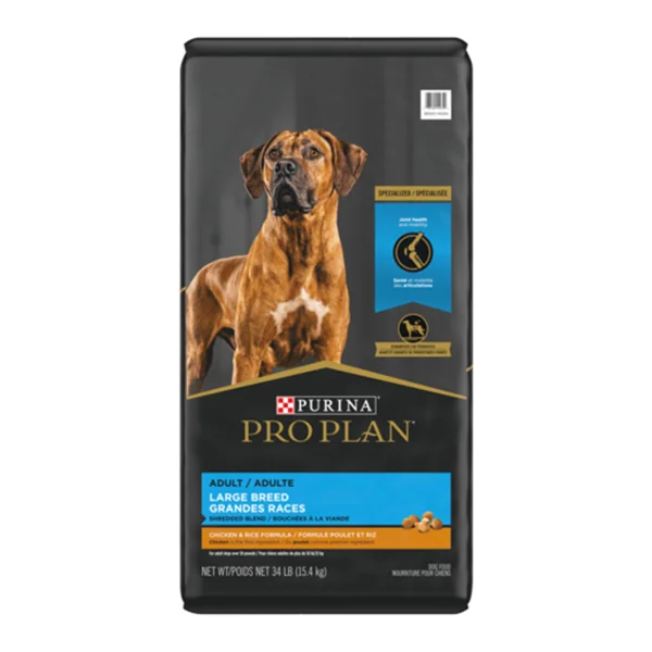 Proplan Chien Bouchées Grande Race Poulet et Riz 15.4kg