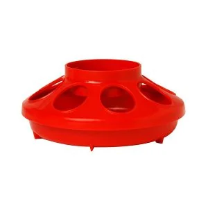 Mangeoire plastique avec couvercle 8 trous