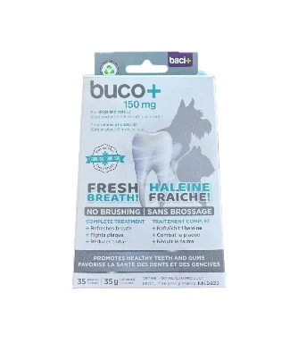 Buco+ santé buccale pour chiens de 15 kg et plus, 35g